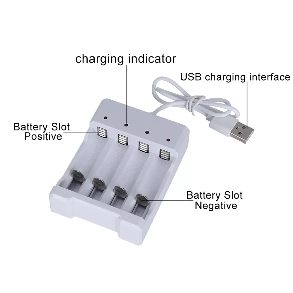 Output 4 Slots Fast Charging Battery Charger Short Circuit Protection AAA /AA Rechargeable Battery Charging Station
Output 4 Slots Fast Charging Battery Charger Short Circuit Protection AAA /AA Rechargeable Battery Charging Station