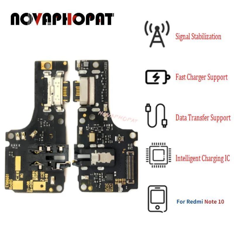 10PCS Novaphopat For Redmi Note 10 4G 5G 10s USB Dock Charging Port Fast Charger Plug Microphone MIC Flex Cable Board With IC
10PCS Novaphopat For Redmi Note 10 4G 5G 10s USB Dock Charging Port Fast Charger Plug Microphone MIC Flex Cable Board With IC