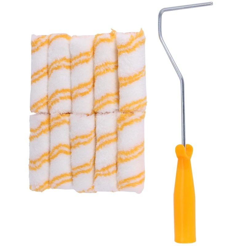 1 Set Of 4 Inch Wall Paint Roller Set Replacement Roller Cover Home Decoration Paint Brush Set With Roller Brush
1 Set Of 4 Inch Wall Paint Roller Set Replacement Roller Cover Home Decoration Paint Brush Set With Roller Brush