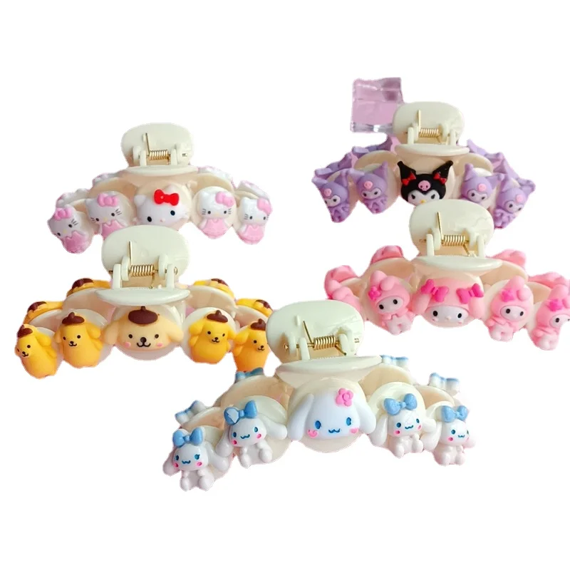 New Sanrio anime hair clip claw clip cute my melody kuromi cinnamon curl hair clip shark clip children's hair accessories gift
New Sanrio anime hair clip claw clip cute my melody kuromi cinnamon curl hair clip shark clip children's hair accessories gift