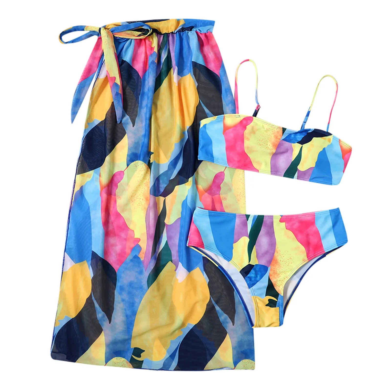 Summer Comfort Simple Swimsuit Female Three-piece Bikinis Set Sexy Concise Swimsuit Retro Fashion Print Swimwear Beachwear
Summer Comfort Simple Swimsuit Female Three-piece Bikinis Set Sexy Concise Swimsuit Retro Fashion Print Swimwear Beachwear