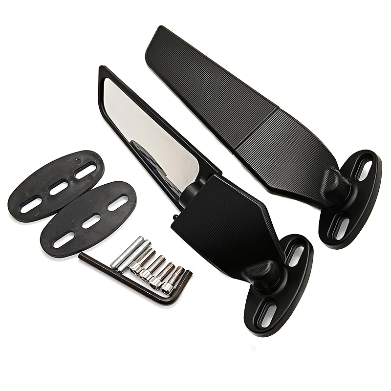 Motorcycle Mirror Modified Accessories Wind Wing Adjustable Rotating Accessories Rearview Mirrors For YAMAHA Kawasaki Honda BMW
Motorcycle Mirror Modified Accessories Wind Wing Adjustable Rotating Accessories Rearview Mirrors For YAMAHA Kawasaki Honda BMW