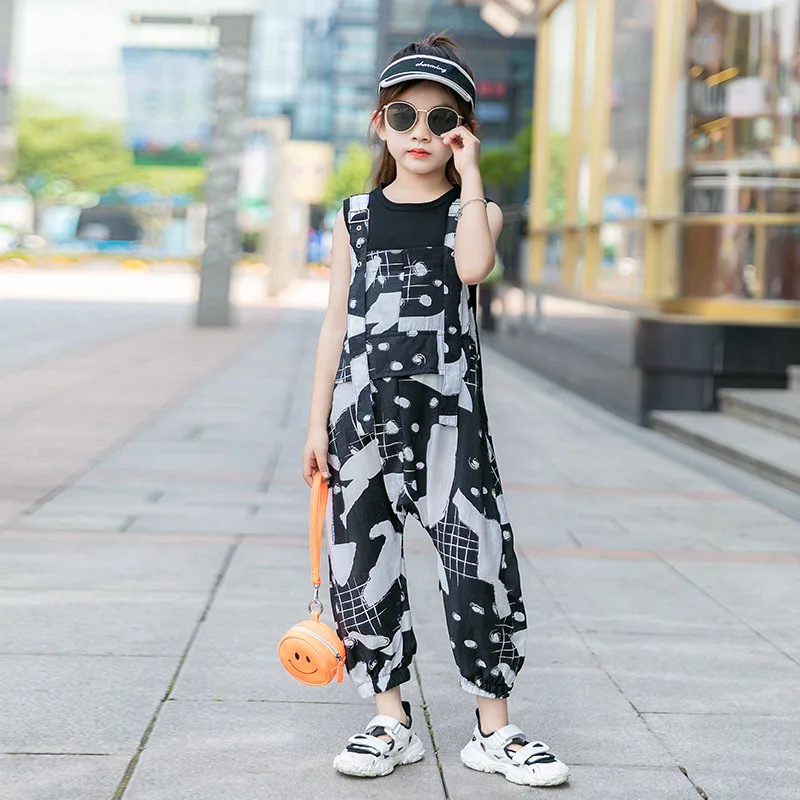 Летняя одежда для девочек-подростков 2023, одежда для детей, футболка без рукавов + клетчатые комбинезоны с ремешком на щиколотке, комбинезоны, женский комбинезон
Летняя одежда для девочек-подростков 2023, одежда для детей, футболка без рукавов + клетчатые комбинезоны с ремешком на щиколотке, комбинезоны, женский комбинезон