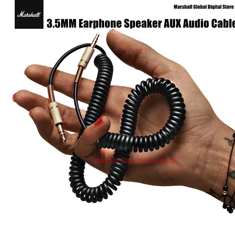 Original Marshall Speaker 3.5MM Stockwell AUX Audio Cable Bluetooth Audio Earphone Spring Connecting Cable Kilburn II
Original Marshall Speaker 3.5MM Stockwell AUX Audio Cable Bluetooth Audio Earphone Spring Connecting Cable Kilburn II