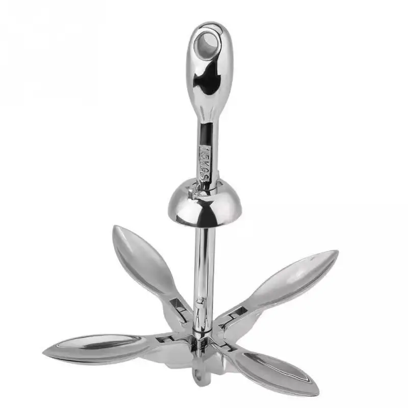 0.7kg SS316 Marine Stainless Steel Durable Docking Hardware Boat Folding Grapnel Anchor For Boat Marine Yacht
0.7kg SS316 Marine Stainless Steel Durable Docking Hardware Boat Folding Grapnel Anchor For Boat Marine Yacht