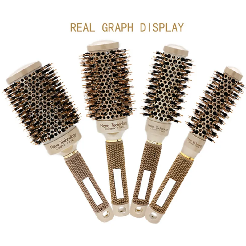 Hair Styling Hair Brush Nylon Comb Cylinder Curly Hair Rolling Comb Thermal Aluminum Tube Round Barrel Hair Comb Salon Tool
Hair Styling Hair Brush Nylon Comb Cylinder Curly Hair Rolling Comb Thermal Aluminum Tube Round Barrel Hair Comb Salon Tool
