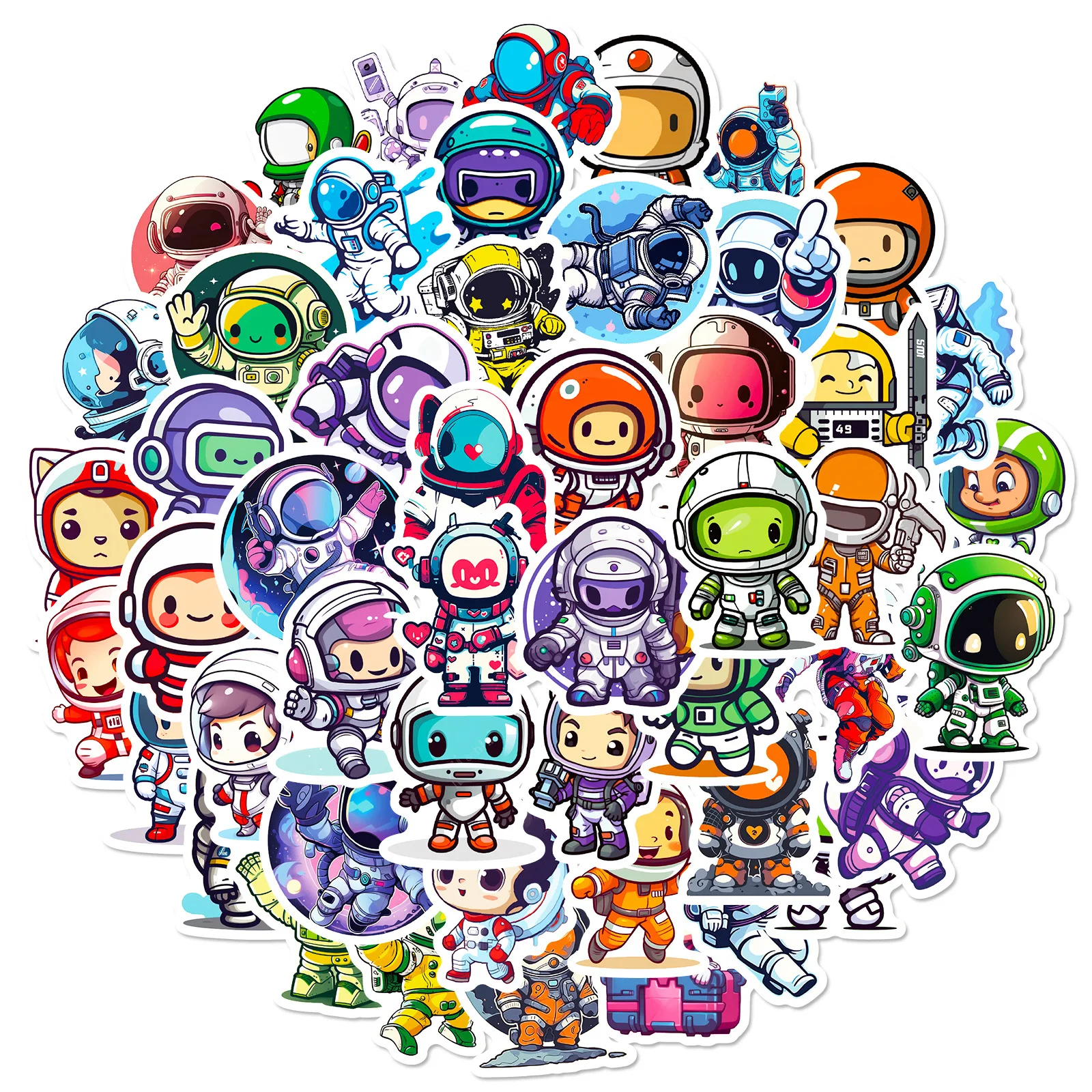 50pcs Cartoon New Space Astronaut Wandering Astronaut Aerospace Creative Refrigerator Suitcase Waterproof Sticker
50pcs Cartoon New Space Astronaut Wandering Astronaut Aerospace Creative Refrigerator Suitcase Waterproof Sticker