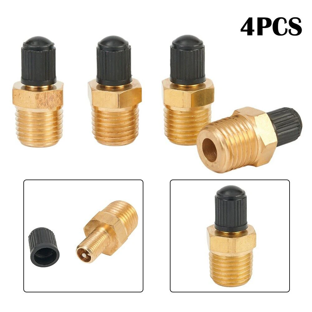 4Pcs/set 1/4inch NPT Brassair Tank Fill Valves Standard Valve Core With Sealing Cap Anti-Corrosion 9/16” Hex Body 14.28mm
4Pcs/set 1/4inch NPT Brassair Tank Fill Valves Standard Valve Core With Sealing Cap Anti-Corrosion 9/16” Hex Body 14.28mm