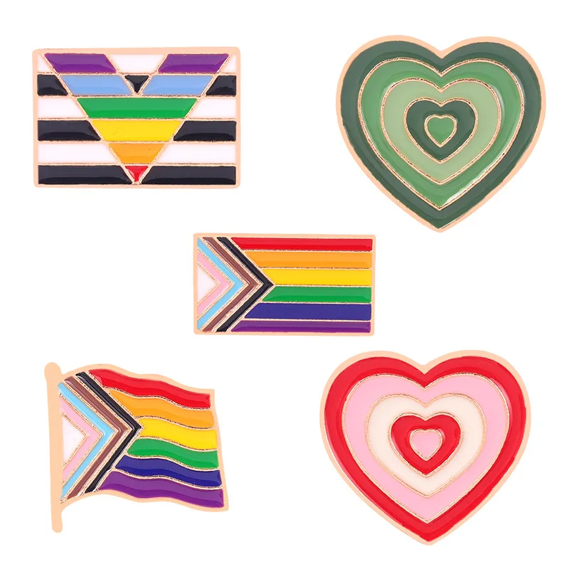 Creative And Exquisite Rainbow Envelope Flag Shape Alloy Enamel Brooch Ladies Clothes Bag Accessories Lapel Pins
Creative And Exquisite Rainbow Envelope Flag Shape Alloy Enamel Brooch Ladies Clothes Bag Accessories Lapel Pins