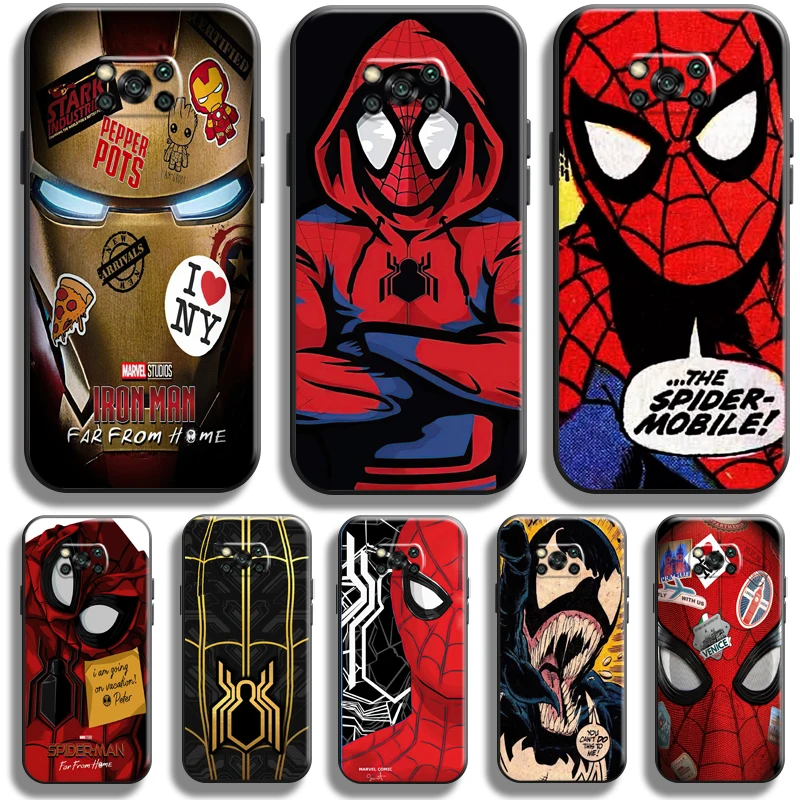 Venom Iron Man Spiderman Phone Case For Xiaomi Poco X3 Pro NFC For POCO X3 GT Case Funda Back Coque Liquid Silicon
Venom Iron Man Spiderman Phone Case For Xiaomi Poco X3 Pro NFC For POCO X3 GT Case Funda Back Coque Liquid Silicon