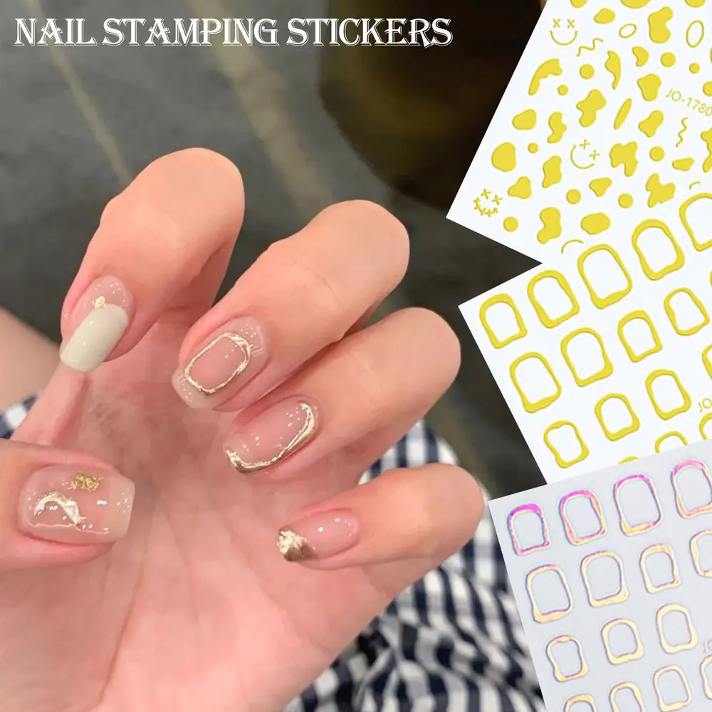 Rose Gold Cow Pattern Self Adhesive Smiley Laser Nail Decals Manicure Accessories Nail Stickers Nail Art Decorations
Rose Gold Cow Pattern Self Adhesive Smiley Laser Nail Decals Manicure Accessories Nail Stickers Nail Art Decorations