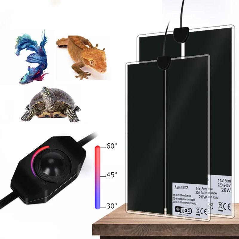 5W 45W Reptiles Heat Mat pad Climbing Pet Reptiles Heating Warm Pads Aquarium fish tank Adjustable Temperature Controller Mats
5W 45W Reptiles Heat Mat pad Climbing Pet Reptiles Heating Warm Pads Aquarium fish tank Adjustable Temperature Controller Mats