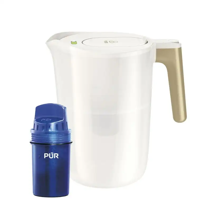 12 Cup Pitcher Water Filtration System, White Icing (PPT120W)
12 Cup Pitcher Water Filtration System, White Icing (PPT120W)