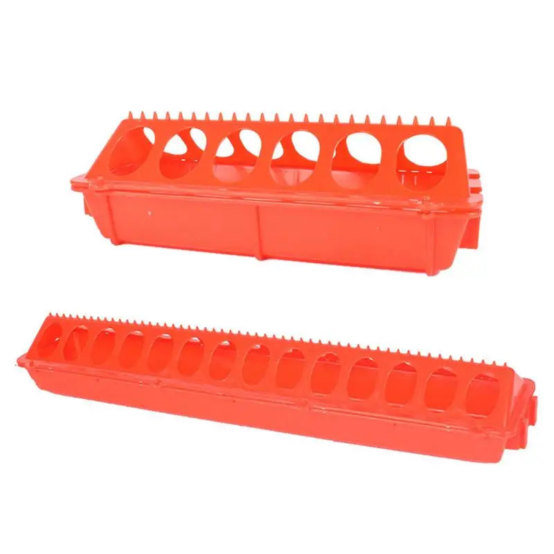 12 holes/28 holes Poultry Feeding Cups Spliceable Food Dispenser Bird Feeding Trough Chicken Feeder Trough Quail Feeder
12 holes/28 holes Poultry Feeding Cups Spliceable Food Dispenser Bird Feeding Trough Chicken Feeder Trough Quail Feeder