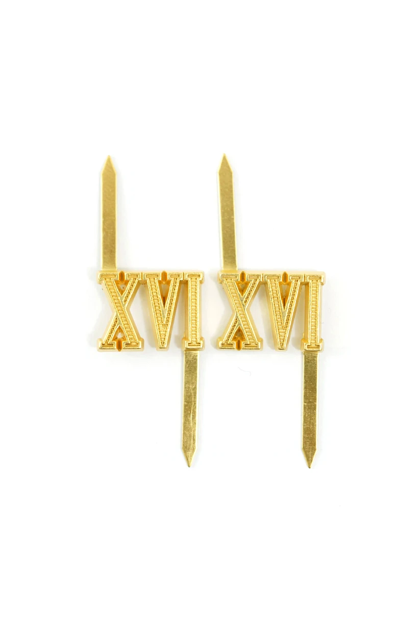 WWII German Shoulder Boards cyphers Gold XVI Panzer Div. 13mm 2pcs
WWII German Shoulder Boards cyphers Gold XVI Panzer Div. 13mm 2pcs