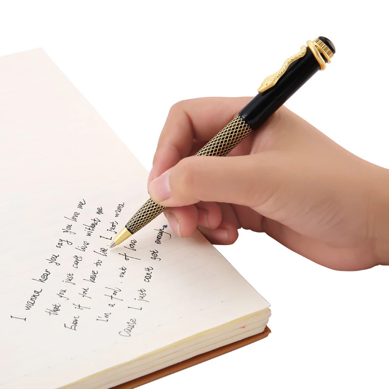 Fashion Design High Quality Full Metal Snake Shape Business Men Ballpoint Pen Office Executive Gift Pen Buy 2 Send Gift
Fashion Design High Quality Full Metal Snake Shape Business Men Ballpoint Pen Office Executive Gift Pen Buy 2 Send Gift