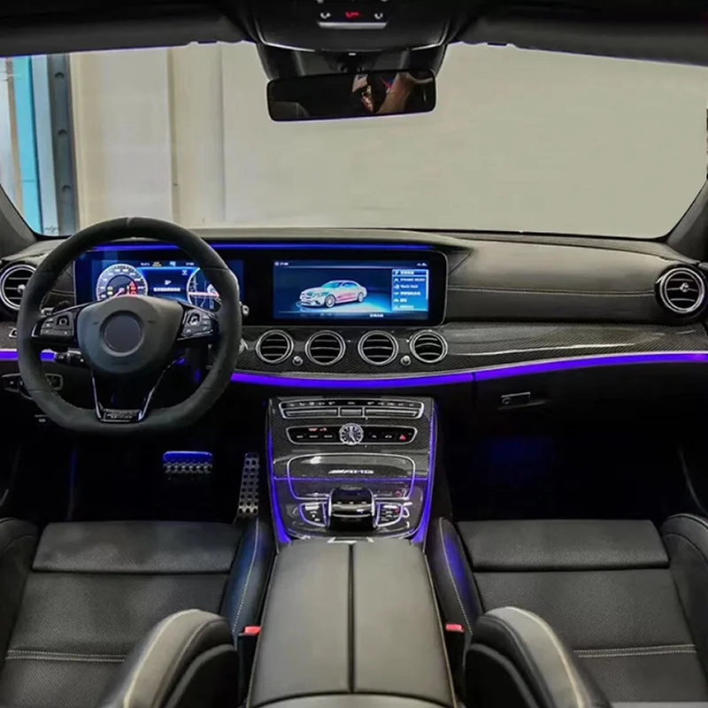 

CLY Carbon Interior For Mercedes Benz W213 W238 C238 E Class E63 AMG Coupe Sedan Dry Carbon Fiber Interiors Car Interior