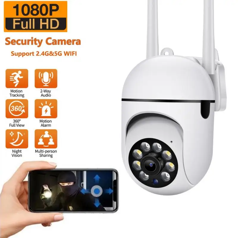 IP-камера для мониторинга PTZ 2 МП, HD, ночное видение, полноцветная, стандартная, Wi-Fi, охранная, с замкнутым контуром, телевизионная камера, внутр...
IP-камера для мониторинга PTZ 2 МП, HD, ночное видение, полноцветная, стандартная, Wi-Fi, охранная, с замкнутым контуром, телевизионная камера, внутр...