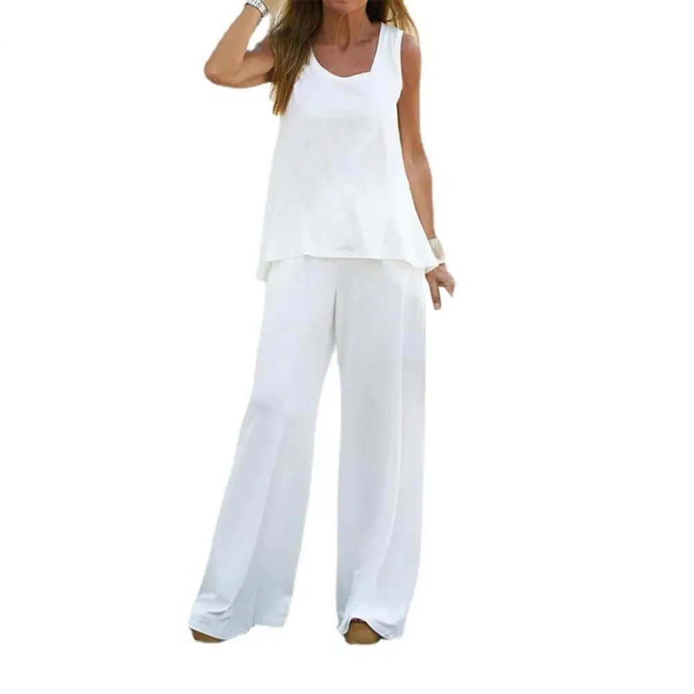 2 Pcs/Set Women Blouse Trousers Set Stylish Elastic Waist Soft Daily Garment Women Blouse Pants Suit Women Tops Pants Set
2 Pcs/Set Women Blouse Trousers Set Stylish Elastic Waist Soft Daily Garment Women Blouse Pants Suit Women Tops Pants Set