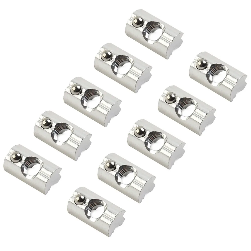 10/20/50Pcs Sliding Blocks Aluminum Spring Ball M8 Nut Solar PV Attachment T Spring Nut Half Round Elasticity Spring Nut Block
10/20/50Pcs Sliding Blocks Aluminum Spring Ball M8 Nut Solar PV Attachment T Spring Nut Half Round Elasticity Spring Nut Block