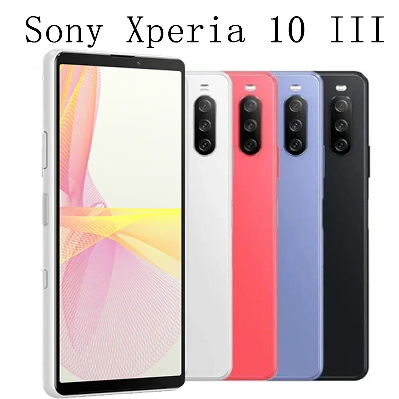Оригинальный смартфон Sony Xperia 10 III XQ-BT52 6 0 дюйма 5G Snapdragon 690 ГБ + 128 японская версия