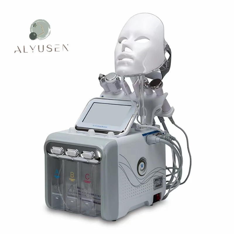 Новинка 7 в 1 водородный кислородный Малый пузырьковый аппарат для красоты лица H2O2 гидро-дермабразия омоложение подтягивание уход за кожей спа для лица
Новинка 7 в 1 водородный кислородный Малый пузырьковый аппарат для красоты лица H2O2 гидро-дермабразия омоложение подтягивание уход за кожей спа для лица