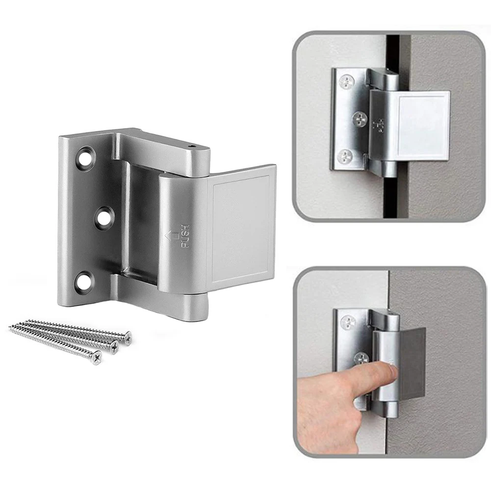 Door Latch Home Door Lock High Resistance Home Door Security Silver Universal 1PC Accessories For Swinging Doors
Door Latch Home Door Lock High Resistance Home Door Security Silver Universal 1PC Accessories For Swinging Doors
