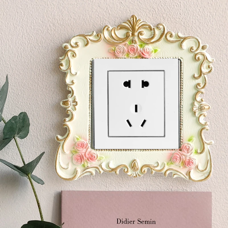 Resin Switch Sticker Pastoral Home Light Switch Cover Square Flower Pattern Wall Light Socket Stickers Home Decor For Wall
Resin Switch Sticker Pastoral Home Light Switch Cover Square Flower Pattern Wall Light Socket Stickers Home Decor For Wall