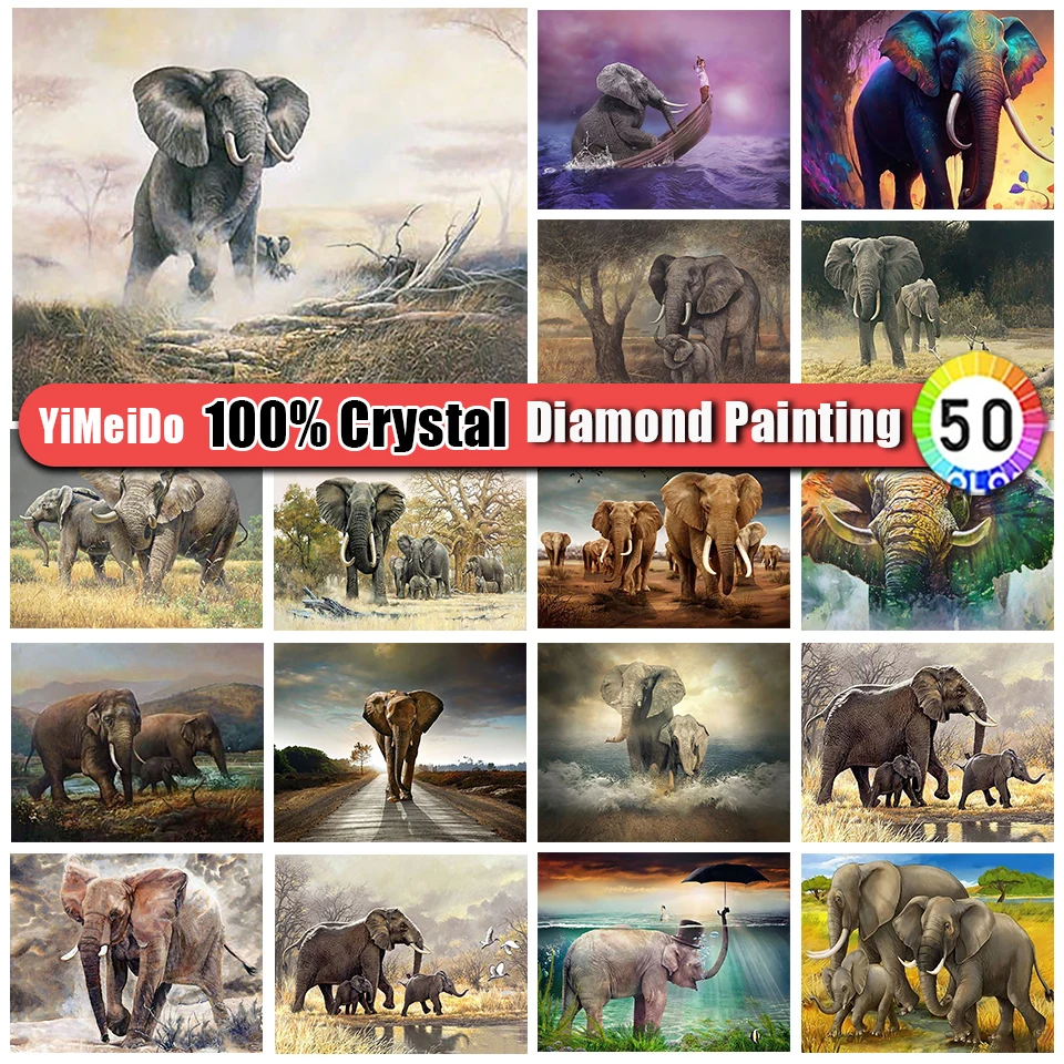 YiMeiDo 100% Crystal Diamond Mosaic Elephant Rhinestones Picture NEW 2023 5D Diamond Painting Embroidery Animal Home Decor
YiMeiDo 100% Crystal Diamond Mosaic Elephant Rhinestones Picture NEW 2023 5D Diamond Painting Embroidery Animal Home Decor