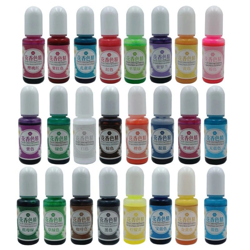 24 Colors Liquid Epoxy Resin Dye Translucent Resin Colorant for Epoxy Resin Coloring Paint DIY Crafts Art Making
24 Colors Liquid Epoxy Resin Dye Translucent Resin Colorant for Epoxy Resin Coloring Paint DIY Crafts Art Making