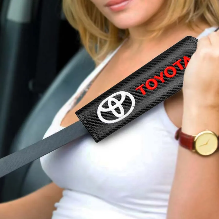 2pcs Universal Car Seatbelt Shoulder Pad Strap Protector Buffer Cushion For Toyota Corolla Yaris Rav4 Avens Interior Accessories
2pcs Universal Car Seatbelt Shoulder Pad Strap Protector Buffer Cushion For Toyota Corolla Yaris Rav4 Avens Interior Accessories