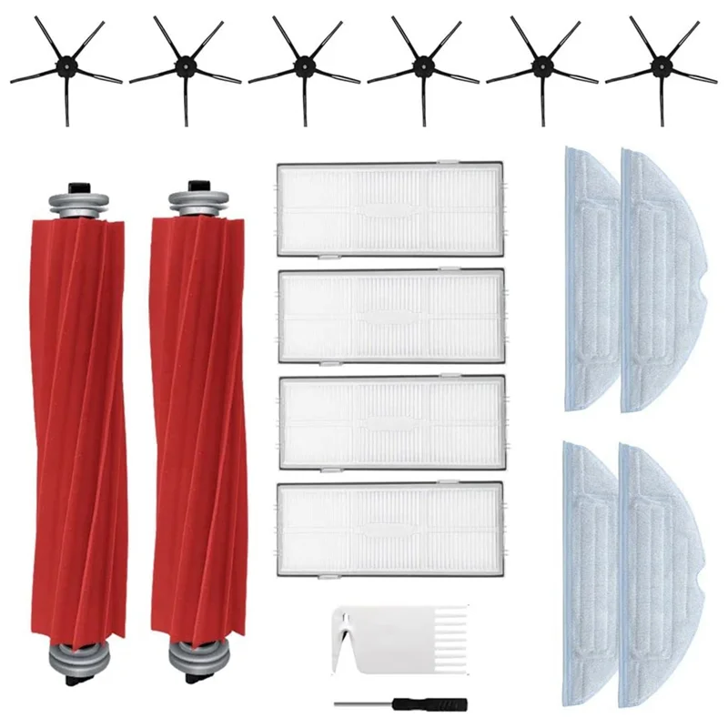 Replacement Parts Accessories for Roborock S7,S7 Plus,S7+,S7 MaxV,S7 Maxv Ultra,T7S,T7S Plus, Main Brushes Filters
Replacement Parts Accessories for Roborock S7,S7 Plus,S7+,S7 MaxV,S7 Maxv Ultra,T7S,T7S Plus, Main Brushes Filters