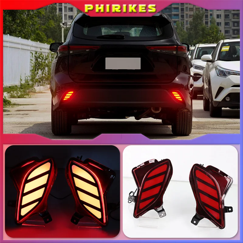 Для Toyota Highlander 2020 Многофункциональный светодиодный задний бампер противотуманный фонарь стоп светильник поворота 
Для Toyota Highlander 2020 Многофункциональный светодиодный задний бампер противотуманный фонарь стоп светильник поворота