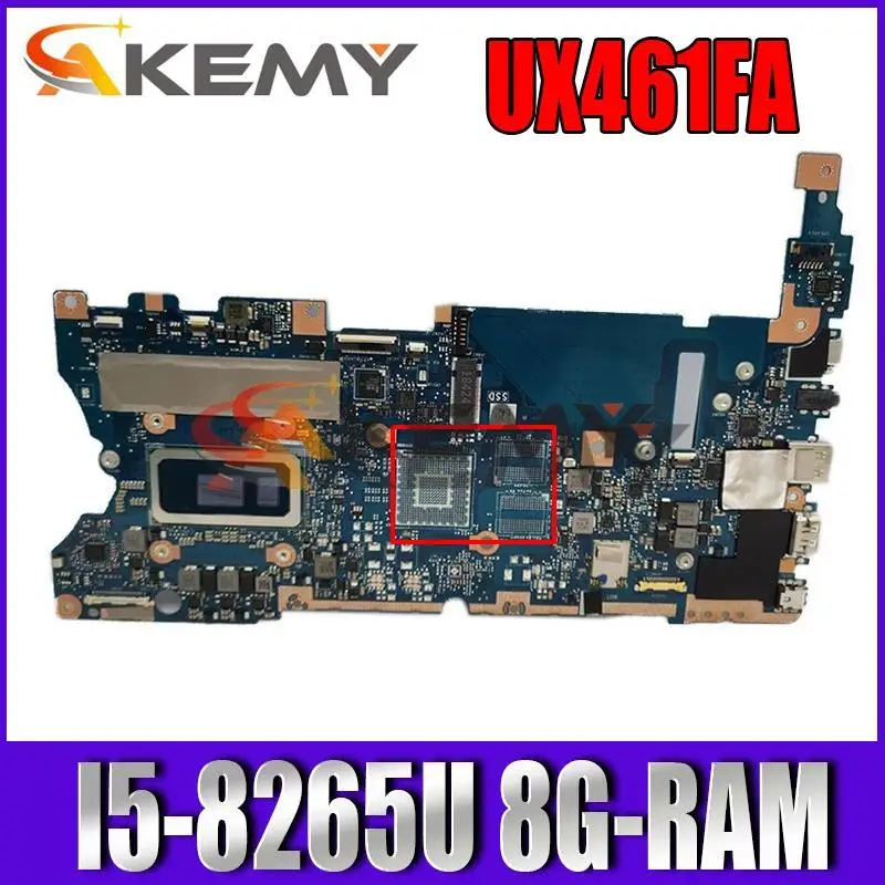 UX461FA is suitable for ASUS UX461F UX461FN UX461FA laptop motherboard with I5-8265U 8G-RAM 100% test OK
UX461FA is suitable for ASUS UX461F UX461FN UX461FA laptop motherboard with I5-8265U 8G-RAM 100% test OK