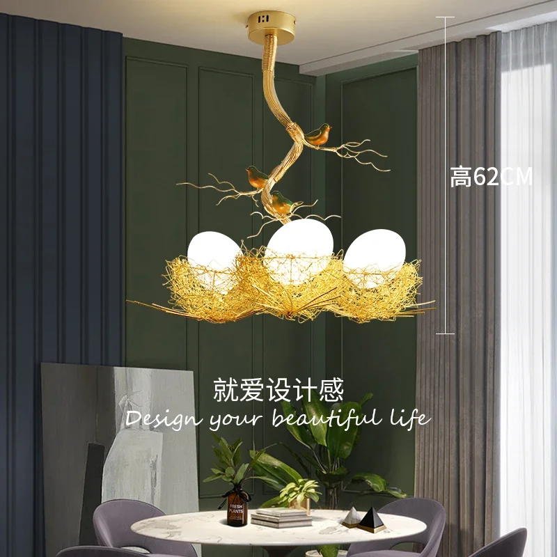 Nordic Country Style Bird's Nest Chandelier Personalized Bar Lighting Online Influencer Fashion Creative Dining-Room Lamp
Nordic Country Style Bird's Nest Chandelier Personalized Bar Lighting Online Influencer Fashion Creative Dining-Room Lamp