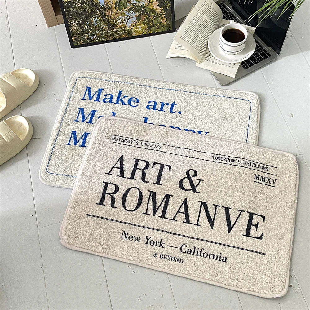 Nordic Anti-slip Hallway Living Room Door Mat Water Absorbent Bathroom Kitchen Rug Comfy Imitation Cashmere Bedside Floor Mat
Nordic Anti-slip Hallway Living Room Door Mat Water Absorbent Bathroom Kitchen Rug Comfy Imitation Cashmere Bedside Floor Mat
