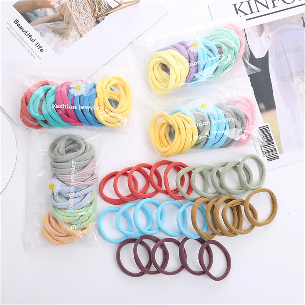 25Pcs/Bag 5CM Hair Scrunchy For Women Colorful Hair Bands Elastic Seamless Link Rope Hair Accessories Headdress Hair Ties
25Pcs/Bag 5CM Hair Scrunchy For Women Colorful Hair Bands Elastic Seamless Link Rope Hair Accessories Headdress Hair Ties