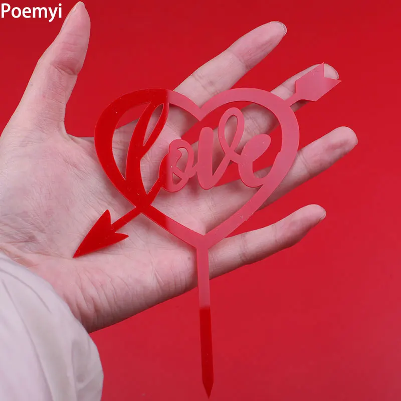 Valentine's Day Acrylic Cake Topper Cupcake Toppers Birthday Party Decorations Dessert Tools for Baby Shower Baking Supplies
Valentine's Day Acrylic Cake Topper Cupcake Toppers Birthday Party Decorations Dessert Tools for Baby Shower Baking Supplies