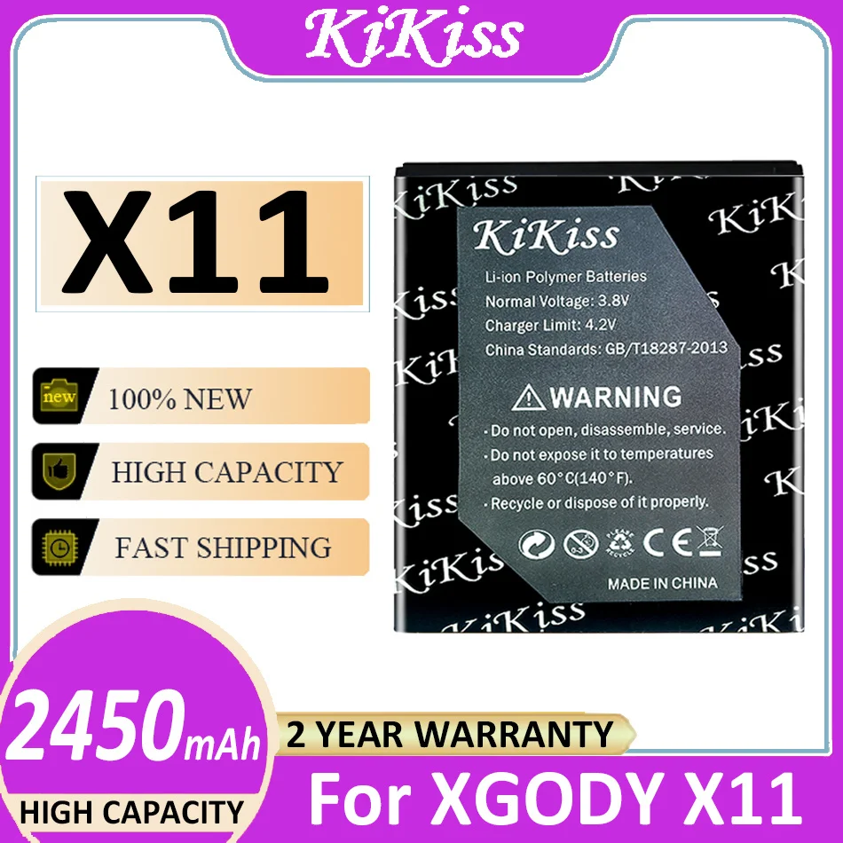 Оригинальный мощный аккумулятор KiKiss X 11 2450 мАч для XGODY X11 мобильный телефон
Оригинальный мощный аккумулятор KiKiss X 11 2450 мАч для XGODY X11 мобильный телефон