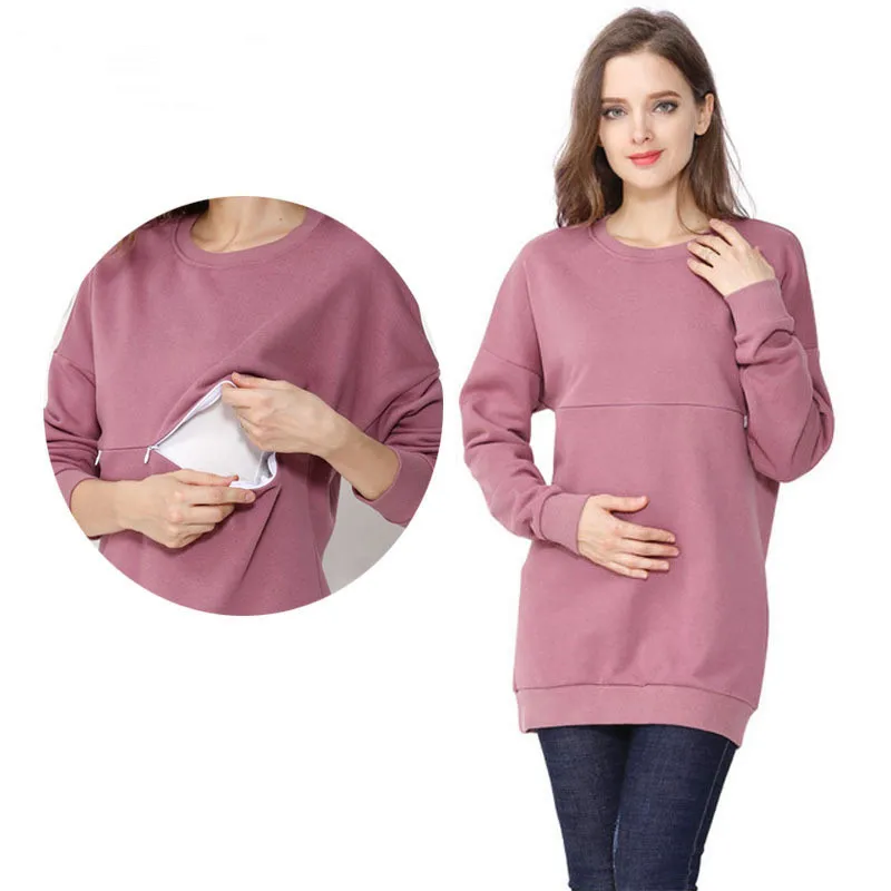2022 New Autumn Winter Maternity T-shirt Long-sleeve Womens Clothing Large Size Breastfeeding Top Long Payment Maternity Clothes
2022 New Autumn Winter Maternity T-shirt Long-sleeve Womens Clothing Large Size Breastfeeding Top Long Payment Maternity Clothes