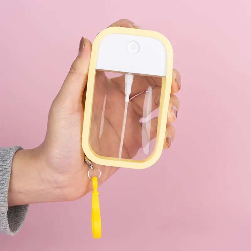 1Pc Card Type Portable Spray Bottle Split Bottling With Bottles Disinfectant Hand Cover Silicone Sanitizer Travel Bottling 45ML
1Pc Card Type Portable Spray Bottle Split Bottling With Bottles Disinfectant Hand Cover Silicone Sanitizer Travel Bottling 45ML