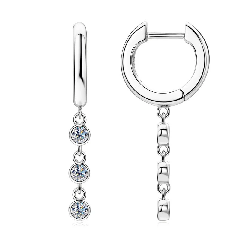 EMO-251 Lefei Fashion Trend Classic Design 0.18ct Dangle Moissanite Earring For Man Women Sterling Silver 925 Party Jewelry Gift
EMO-251 Lefei Fashion Trend Classic Design 0.18ct Dangle Moissanite Earring For Man Women Sterling Silver 925 Party Jewelry Gift
