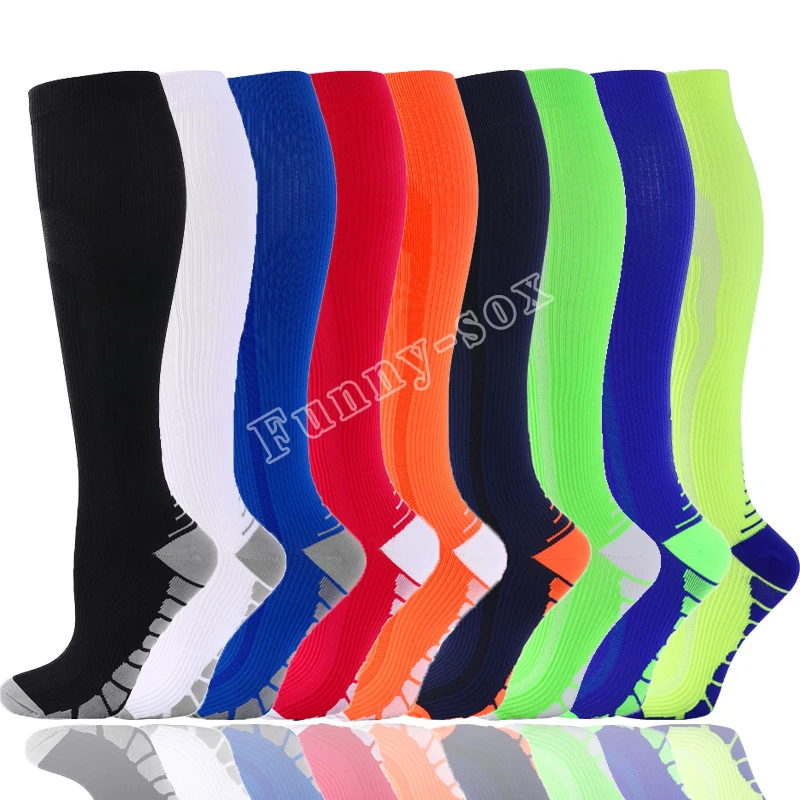 58 Colors Compression Socks Relieve Pain and Promote Blood Circulation Moisture Wicking Nylon Tube Socks Unisex 15-20 mmHg
58 Colors Compression Socks Relieve Pain and Promote Blood Circulation Moisture Wicking Nylon Tube Socks Unisex 15-20 mmHg