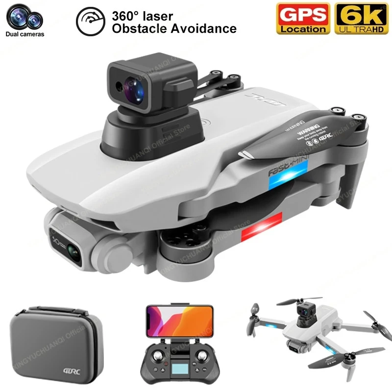 

New GPS Drone 4K Professional F8 PRO Obstacle Avoidance 6K HD Camera Brushless RC Helicopters Foldable Quadcopter FPV Drones Toy