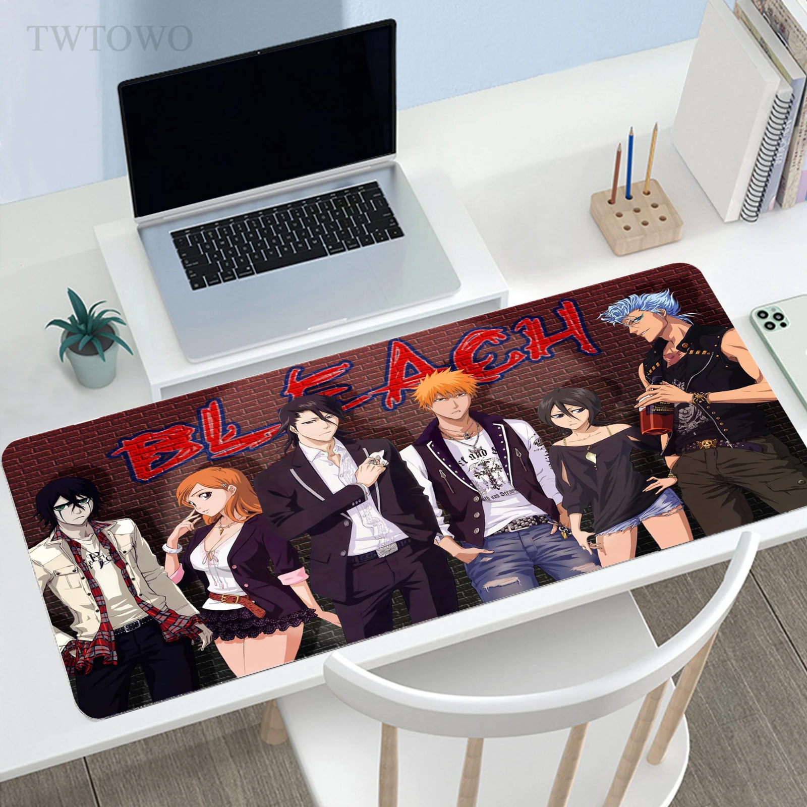 Anime Bleach Mousepad New Custom Large Gaming keyboard pad Mouse Mat Natural Rubber Office Anti-slip Soft Mice Pad Table Mat
Anime Bleach Mousepad New Custom Large Gaming keyboard pad Mouse Mat Natural Rubber Office Anti-slip Soft Mice Pad Table Mat