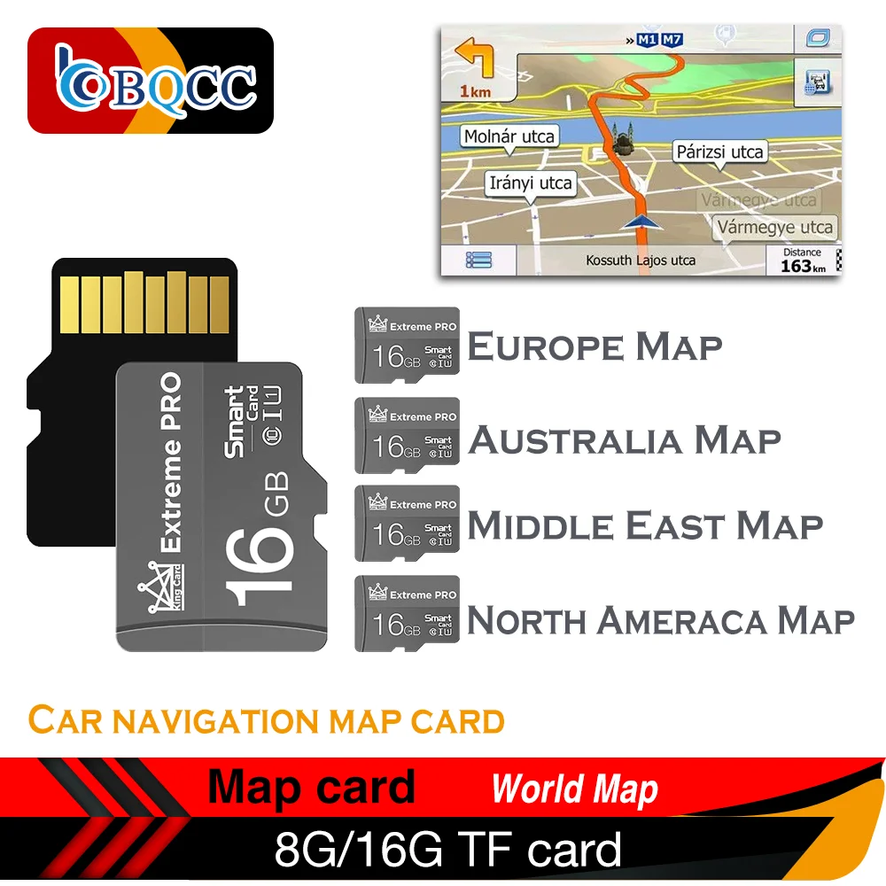 Новинка 2022 карта мира 16 Гб для GPS-навигатора/MP5 плеер Карта Европы/карта