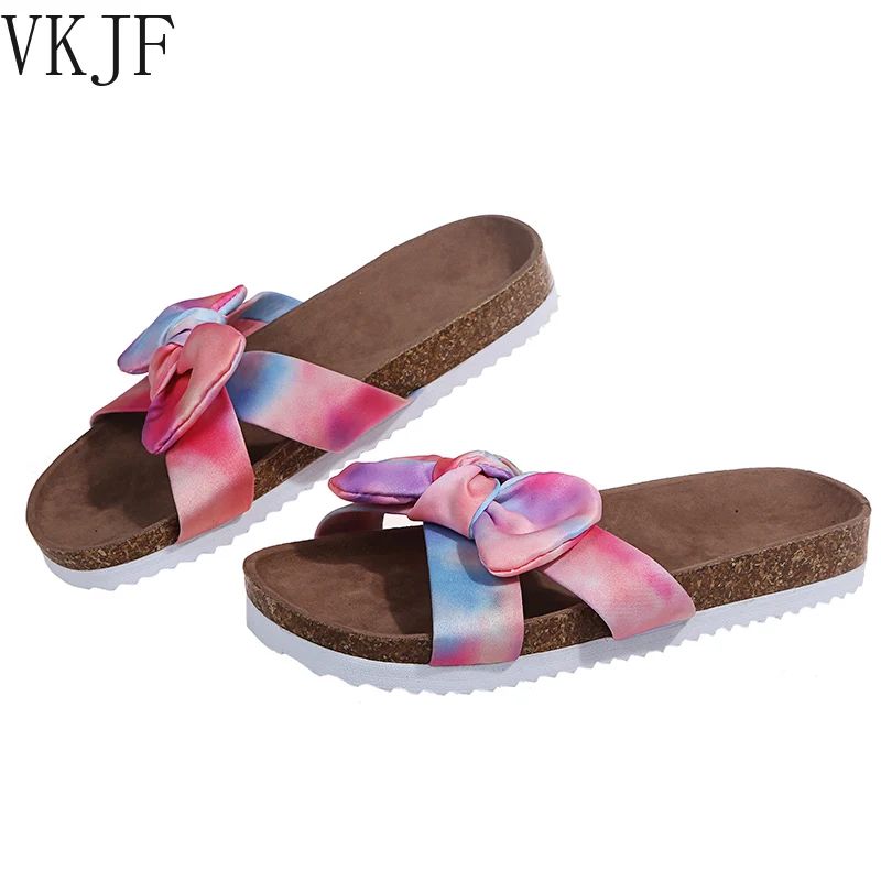 2022 Women Slippers Summer Sandals Farbic Bowknot Slides Casual Shoes Flip Flops Ladies Fashion Shoe Female Flats New Footwear
2022 Women Slippers Summer Sandals Farbic Bowknot Slides Casual Shoes Flip Flops Ladies Fashion Shoe Female Flats New Footwear