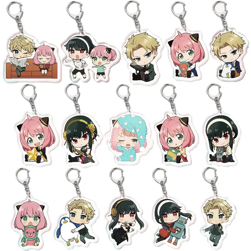 15pcs Anime SPY X FAMILY Acrylic Keychains Cartoon Inuyasha Cosplay Keychain Demon Slayer Keyring My Dress Up Darling Pendant
15pcs Anime SPY X FAMILY Acrylic Keychains Cartoon Inuyasha Cosplay Keychain Demon Slayer Keyring My Dress Up Darling Pendant