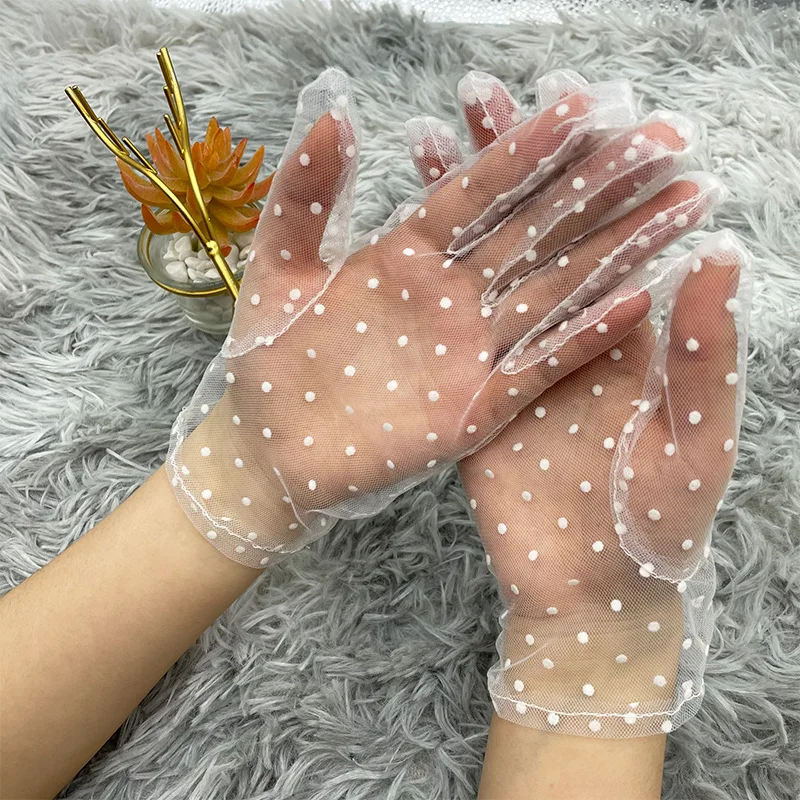 Женские сексуальные перчатки, прозрачные варежки в горошек, черные, белые сетчатые тюлевые перчатки, женские вечерние варежки для танцев на...
Женские сексуальные перчатки, прозрачные варежки в горошек, черные, белые сетчатые тюлевые перчатки, женские вечерние варежки для танцев на...
