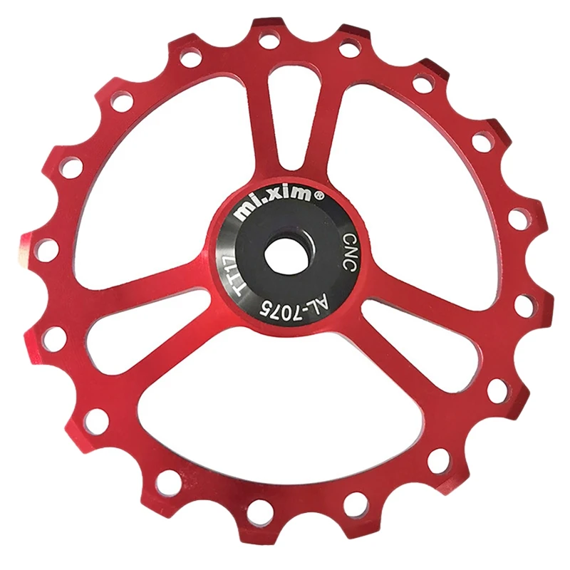 Mi.Xim MTB Road Bike Ceramic Pulley 17T Aluminum Alloy Rear Derailleur Bearing Jockey Wheel Bike Guide Roller
Mi.Xim MTB Road Bike Ceramic Pulley 17T Aluminum Alloy Rear Derailleur Bearing Jockey Wheel Bike Guide Roller